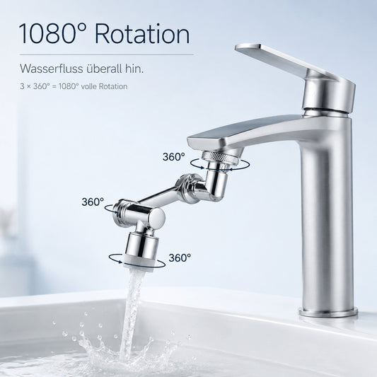 1080° Drehbare Universelle Wasserhahnverlängerung